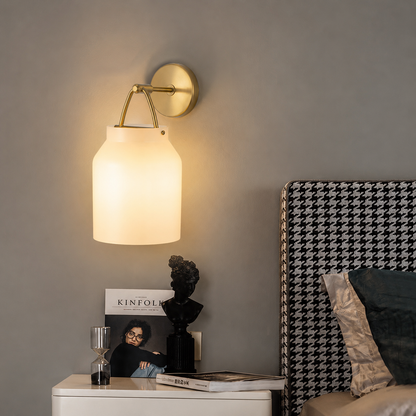 Minimalist Geometric Wall Sconce Bedside Lamp Modern | Ardexa