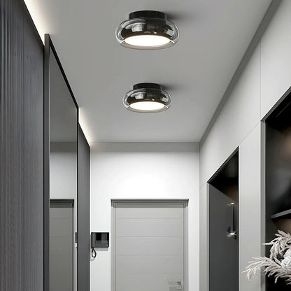 Minimalist Glass Shade Ceiling Light for Interiors | Norora