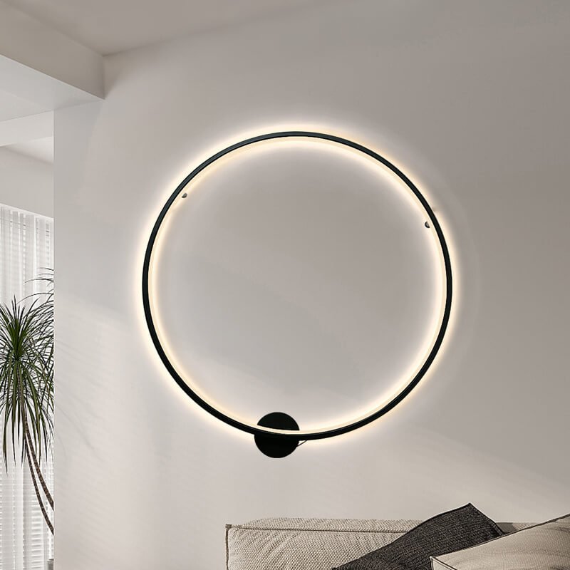 Minimalist LED Round Mood Wall Sconce Bedside Lights | Trivon