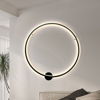 Minimalist LED Round Mood Wall Sconce Bedside Lights | Trivon