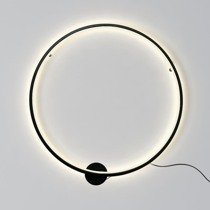 Minimalist LED Round Mood Wall Sconce Bedside Lights | Trivon
