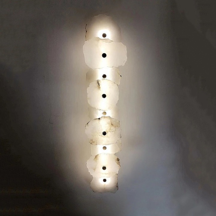 Minimalist Solid Marble LED Wall Light for Modern Spaces | Marmola