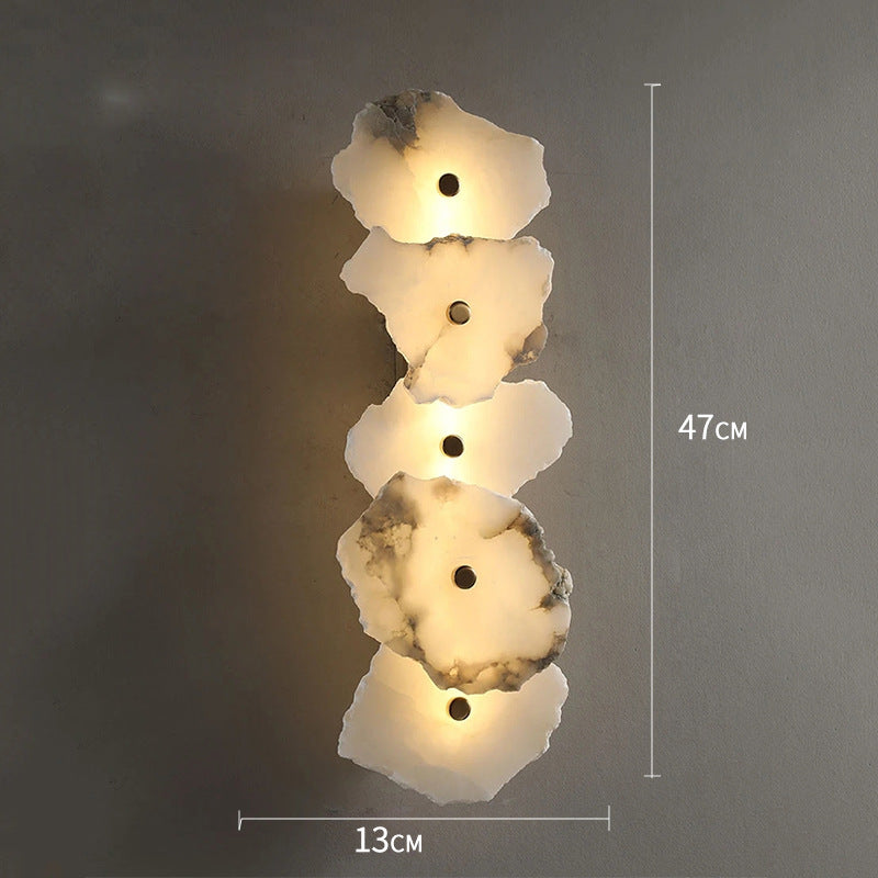 Minimalist Solid Marble LED Wall Light for Modern Spaces | Marmola