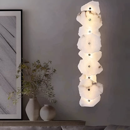 Minimalist Solid Marble LED Wall Light for Modern Spaces | Marmola