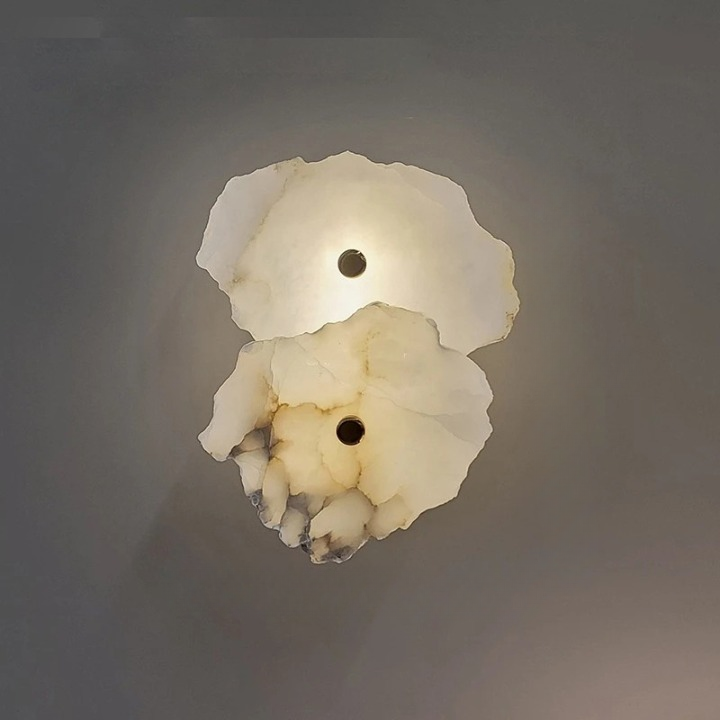 Minimalist Solid Marble LED Wall Light for Modern Spaces | Marmola