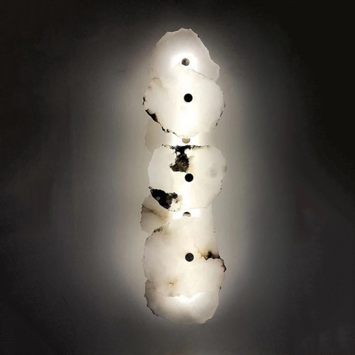 Minimalist Solid Marble LED Wall Light for Modern Spaces | Marmola