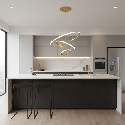 Modern 3-Tier Chandelier | Contemporary Dining Room Light
