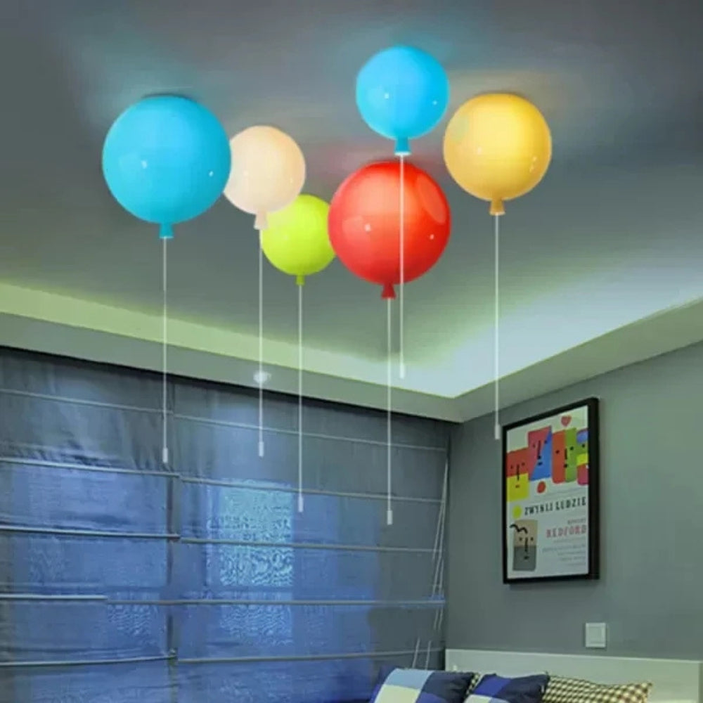 Modern Acrylic Balloon Ceiling Light for Kids Rooms | Glowbal