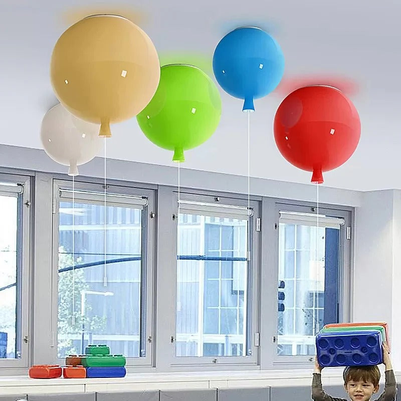 Modern Acrylic Balloon Ceiling Light for Kids Rooms | Glowbal