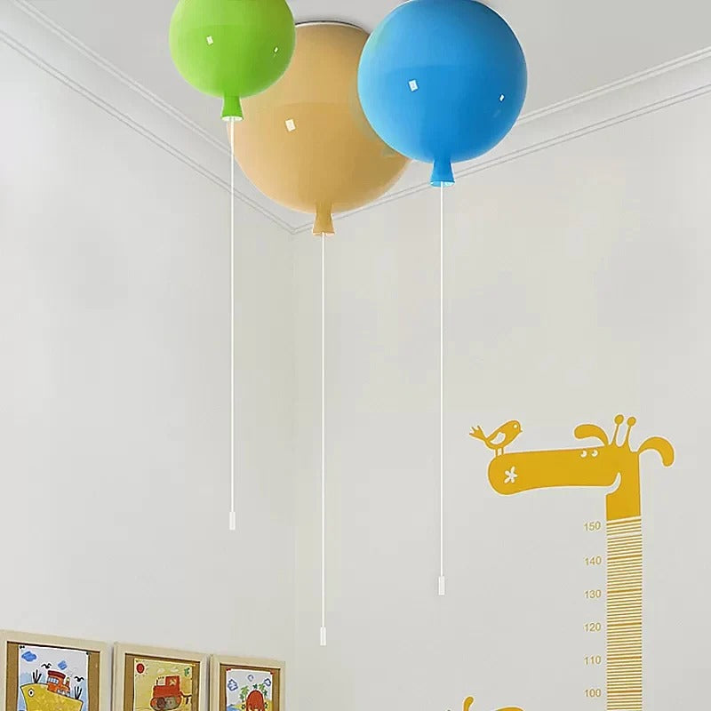 Modern Acrylic Balloon Ceiling Light for Kids Rooms | Glowbal