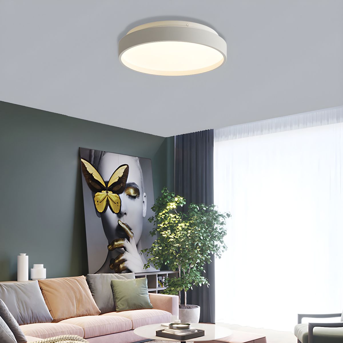 Modern Acrylic Ceiling Light with Sleek Design | Serava