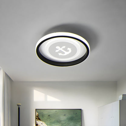 Modern Acrylic Flower Flush Ceiling Light | Zerelle