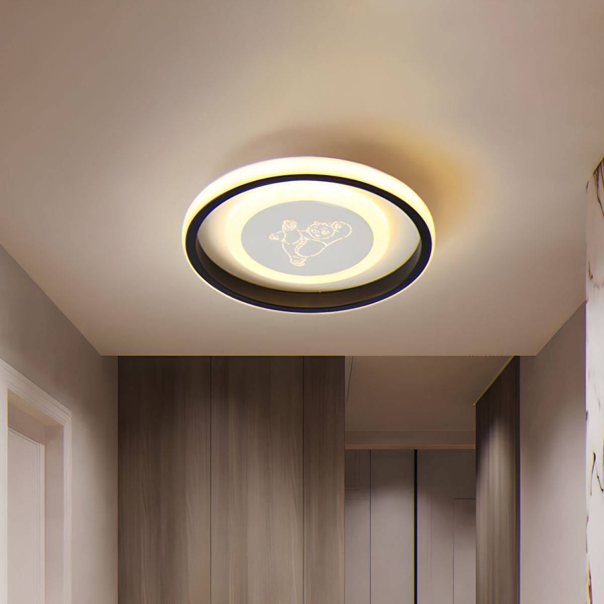 Modern Acrylic Flower Flush Ceiling Light | Zerelle