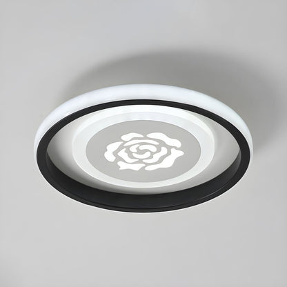 Modern Acrylic Flower Flush Ceiling Light | Zerelle