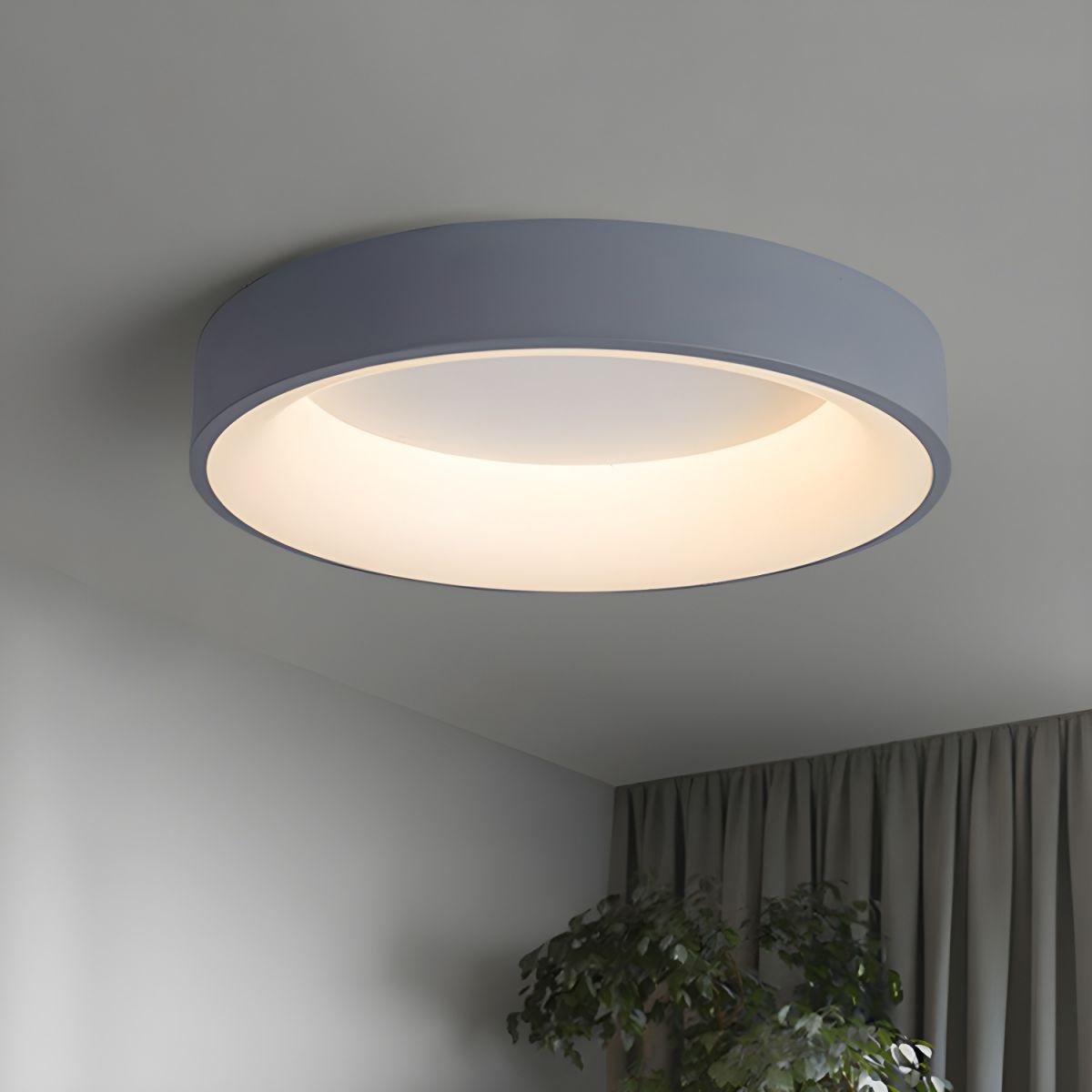 Modern Acrylic LED Flush Ceiling Light Fixture | Lumetis