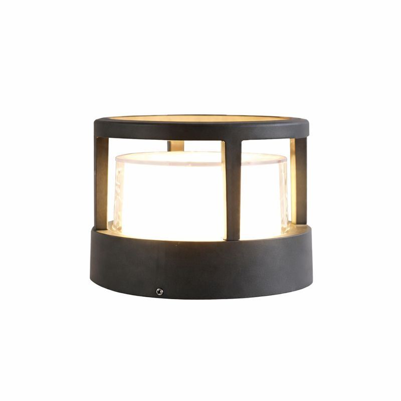 Modern Acrylic Metal Bollard Light for Outdoor Garden | Delqis