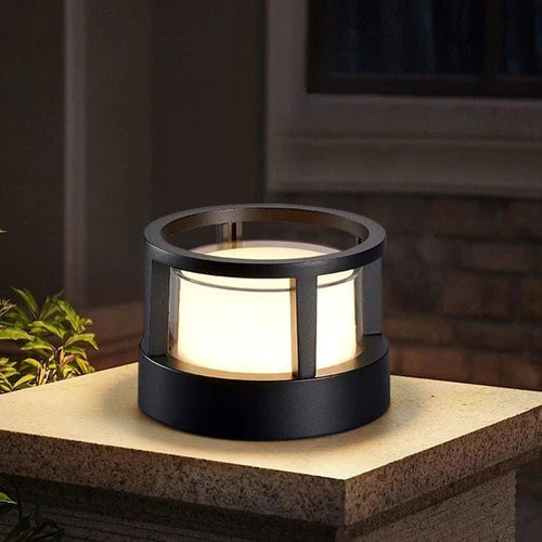 Modern Acrylic Metal Bollard Light for Outdoor Garden | Delqis