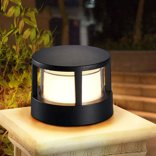 Modern Acrylic Metal Bollard Light for Outdoor Garden | Delqis
