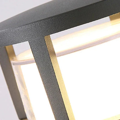 Modern Acrylic Metal Bollard Light for Outdoor Garden | Delqis