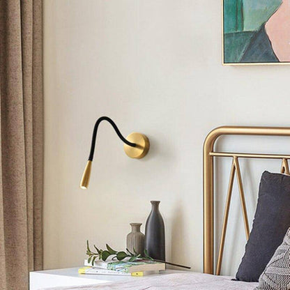 Modern Adjustable Copper Wall Light for Focus | Cobrela