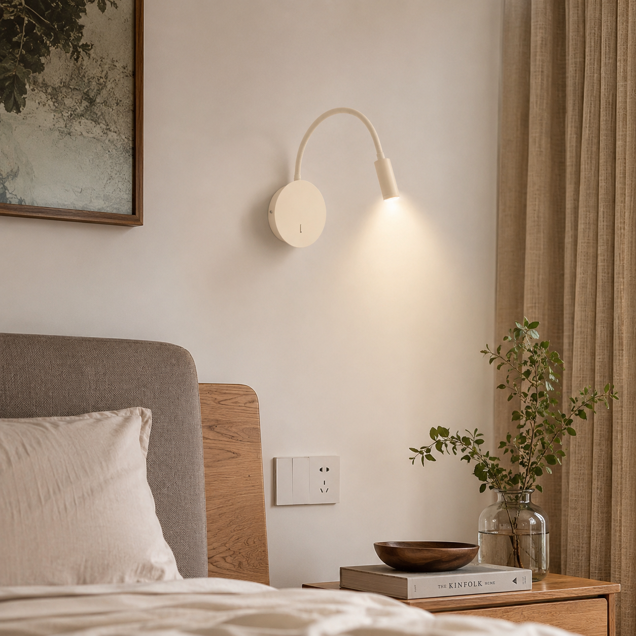 Modern Adjustable Metal LED Wall Light for Indoor Use | Brilux