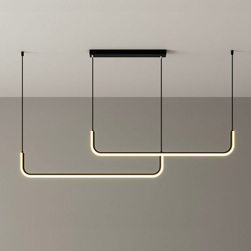 Modern Aluminum LED Pendant Light Minimalist Design | Lurena