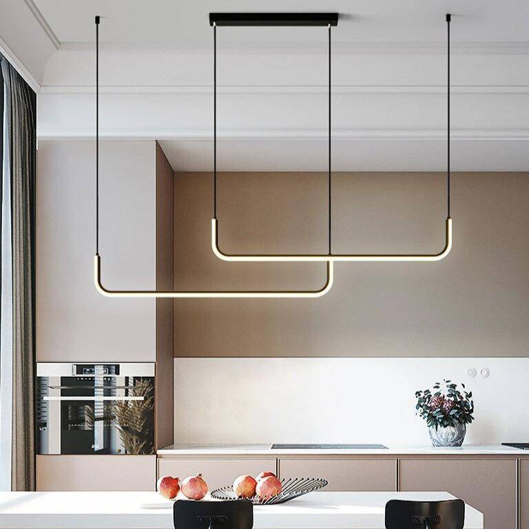 Modern Aluminum LED Pendant Light Minimalist Design | Lurena