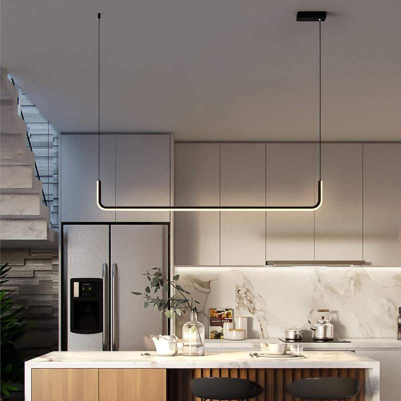 Modern Aluminum LED Pendant Light Minimalist Design | Lurena