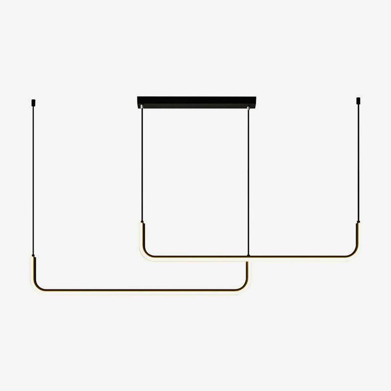 Modern Aluminum LED Pendant Light Minimalist Design | Lurena