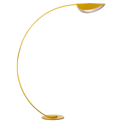Modern Arched Metal Floor Lamp Minimalist Style | Elvino