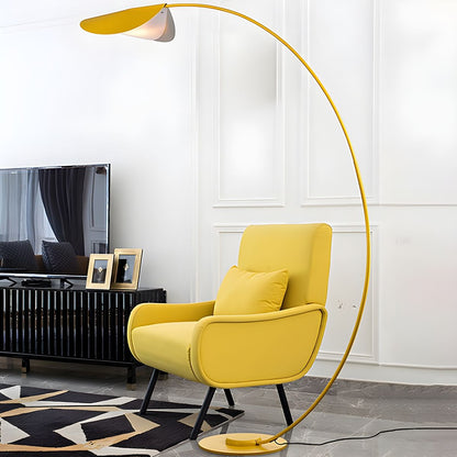 Modern Arched Metal Floor Lamp Minimalist Style | Elvino
