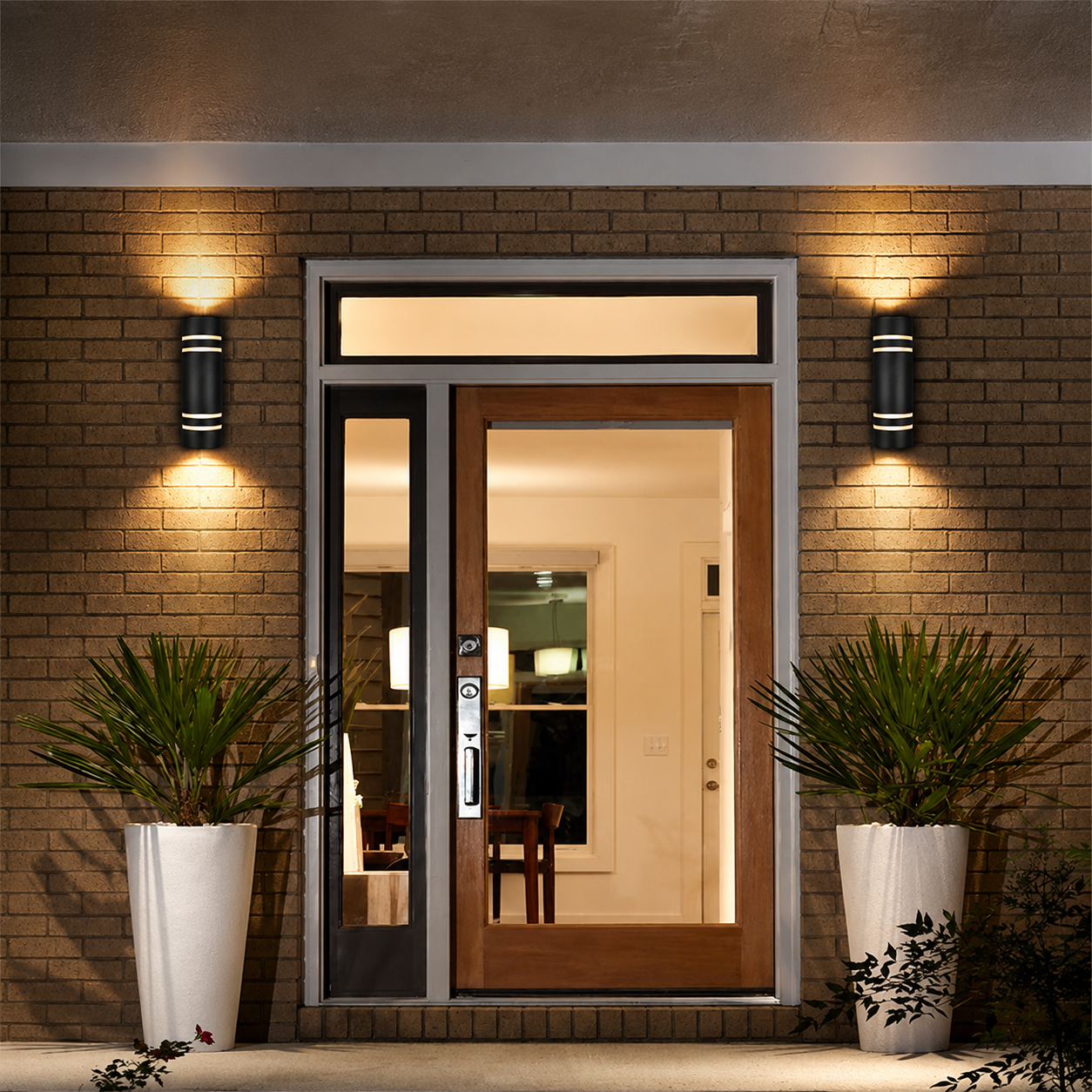 Modern Armed Outdoor Wall Sconce Exterior Light | Virelo