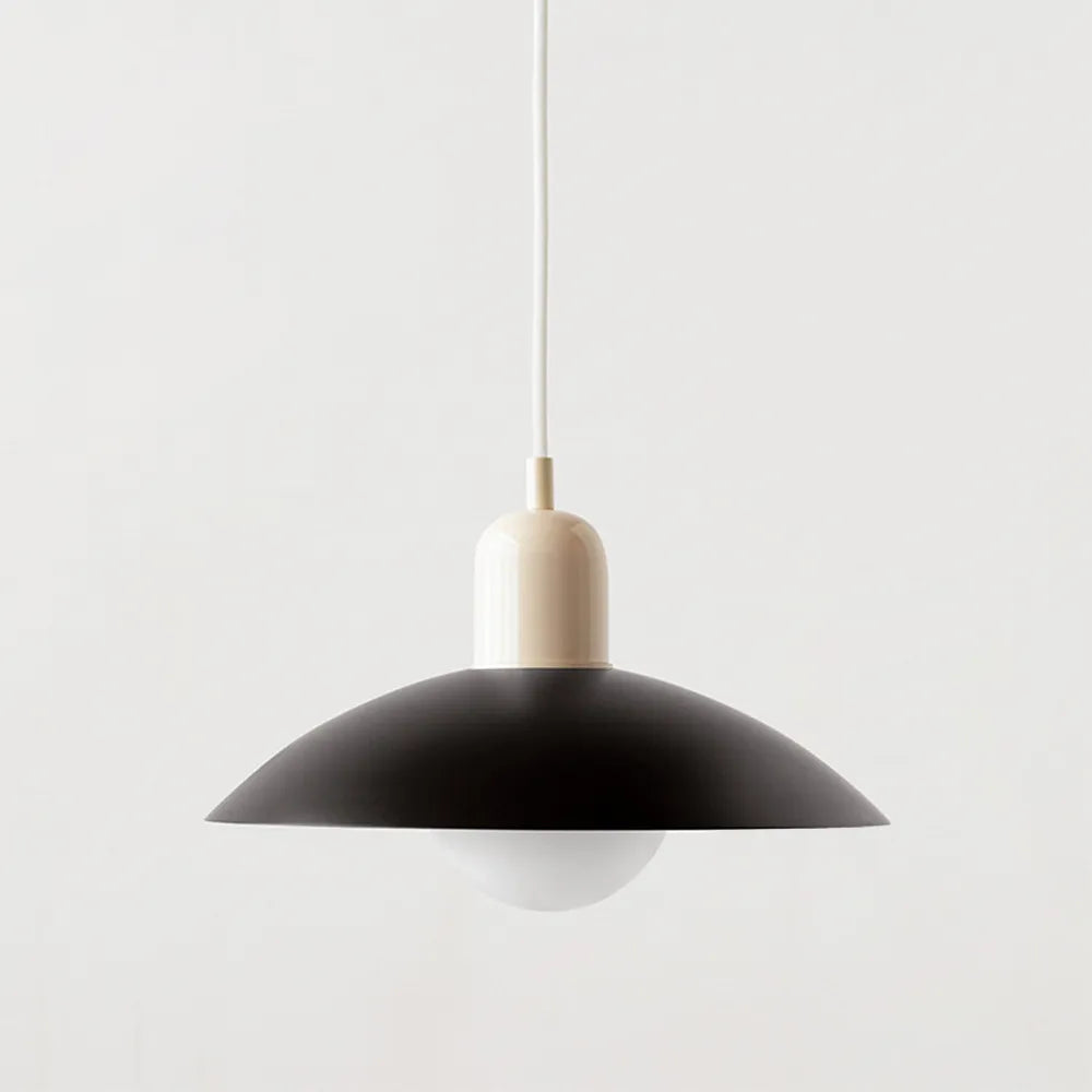 Modern Bauhaus Glass Dome Pendant Light | Bravix