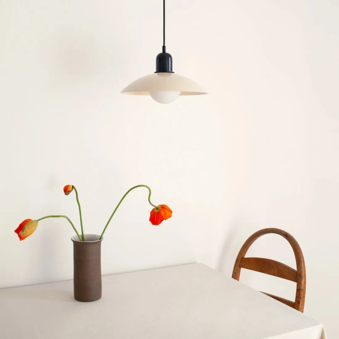 Modern Bauhaus Glass Dome Pendant Light | Bravix