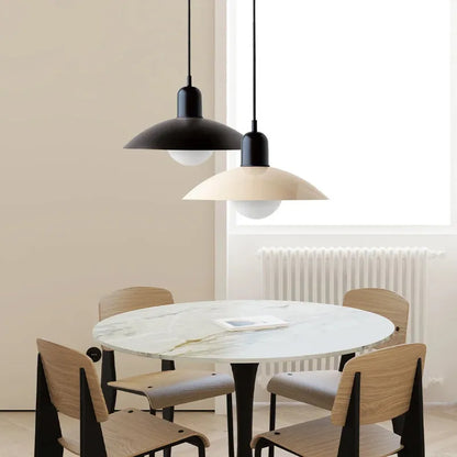 Modern Bauhaus Glass Dome Pendant Light | Bravix