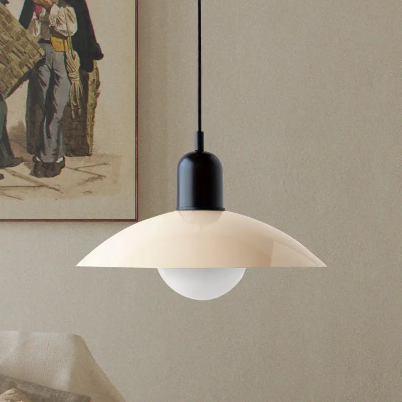 Modern Bauhaus Glass Dome Pendant Light | Bravix