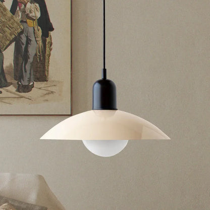 Modern Bauhaus Glass Dome Pendant Light | Bravix