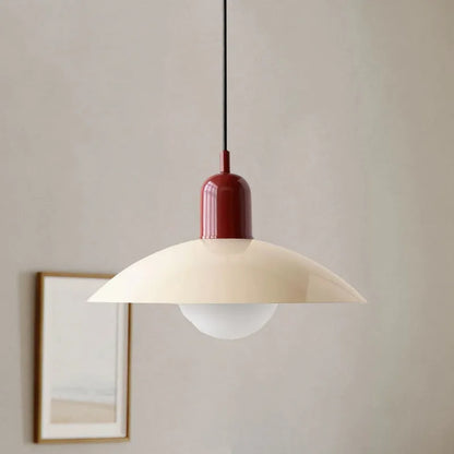 Modern Bauhaus Glass Dome Pendant Light | Bravix