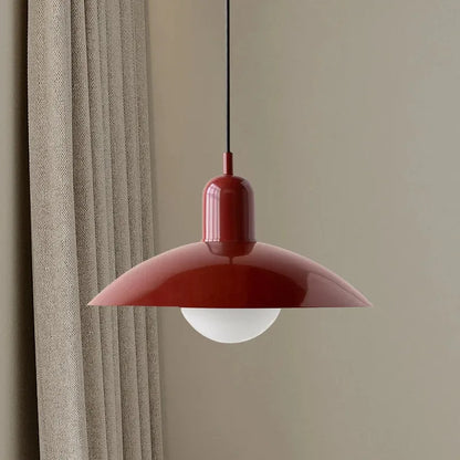 Modern Bauhaus Glass Dome Pendant Light | Bravix