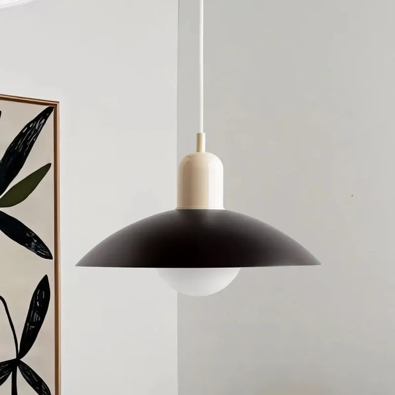 Modern Bauhaus Glass Dome Pendant Light | Bravix