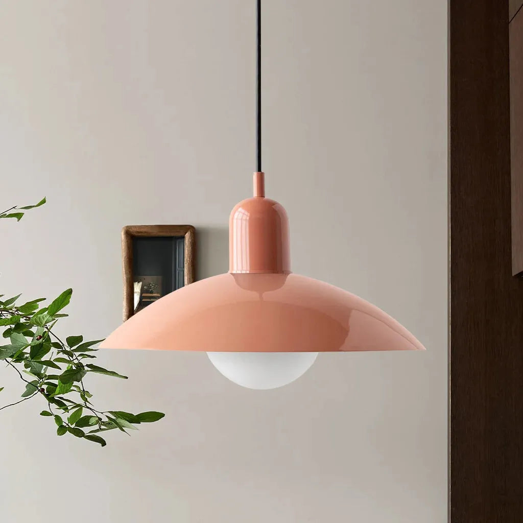 Modern Bauhaus Glass Dome Pendant Light | Bravix