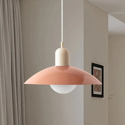 Modern Bauhaus Glass Dome Pendant Light | Bravix