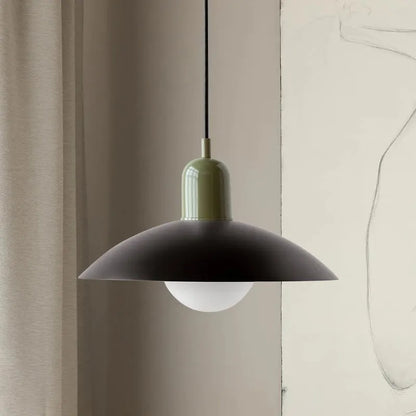 Modern Bauhaus Glass Dome Pendant Light | Bravix