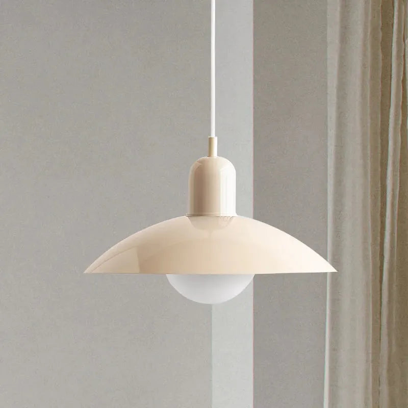 Modern Bauhaus Glass Dome Pendant Light | Bravix