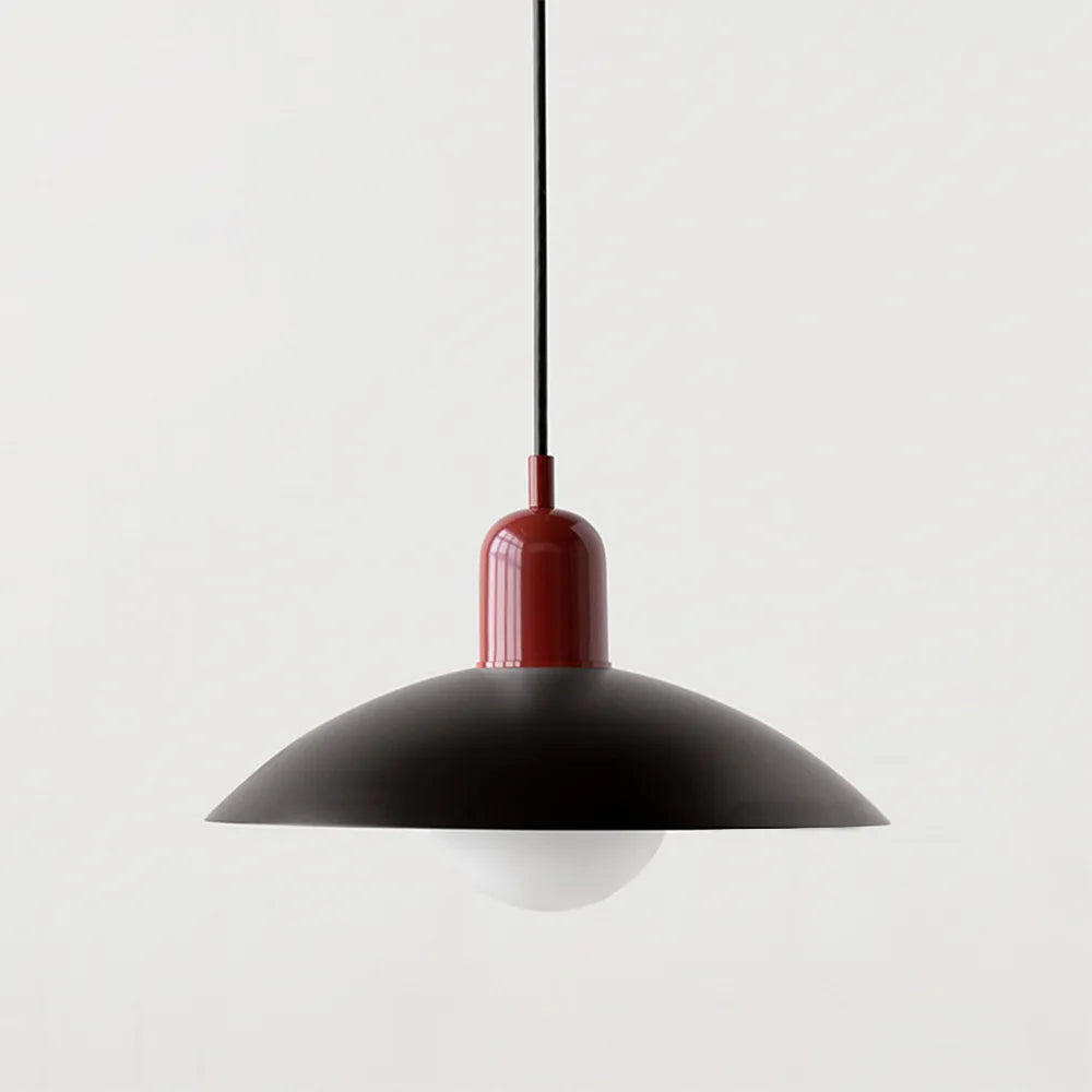Modern Bauhaus Glass Dome Pendant Light | Bravix
