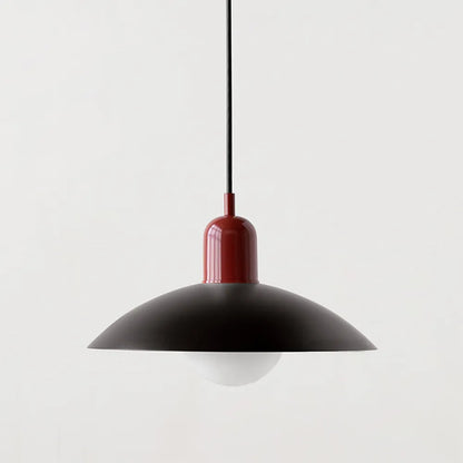 Modern Bauhaus Glass Dome Pendant Light | Bravix