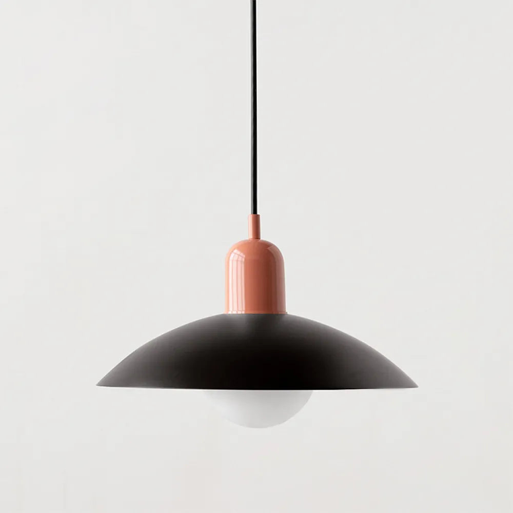 Modern Bauhaus Glass Dome Pendant Light | Bravix