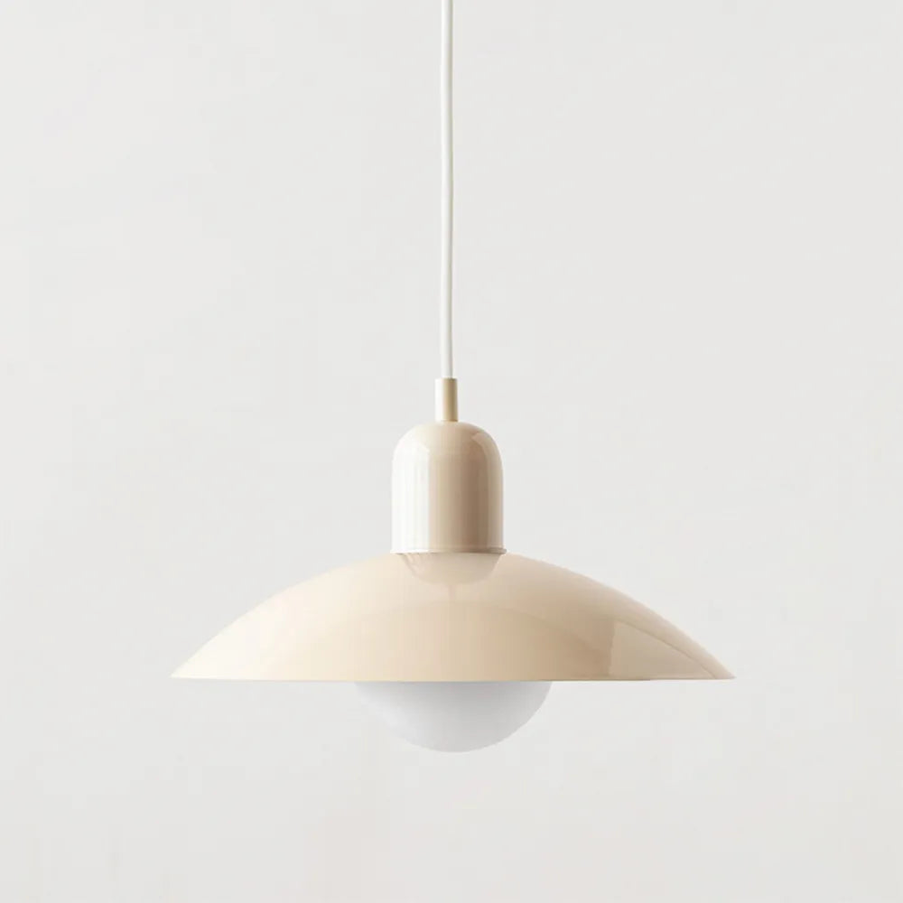 Modern Bauhaus Glass Dome Pendant Light | Bravix