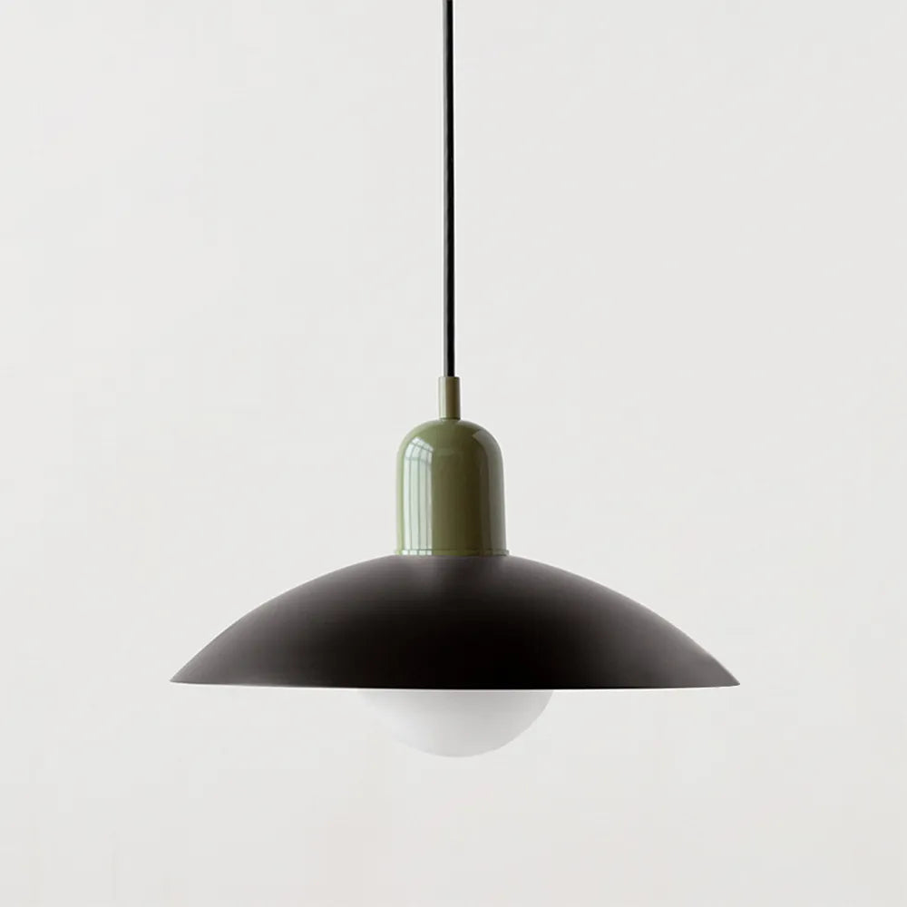 Modern Bauhaus Glass Dome Pendant Light | Bravix