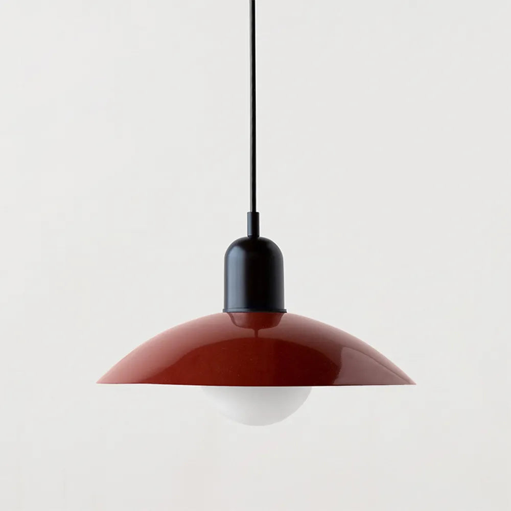 Modern Bauhaus Glass Dome Pendant Light | Bravix